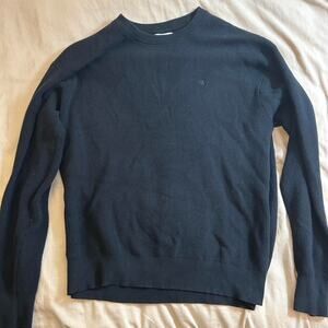 Calvin klein waffle sweater large